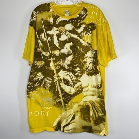 White Tag Premium Denim Yellow Shirt Size XXL - Picture 1 of 3
